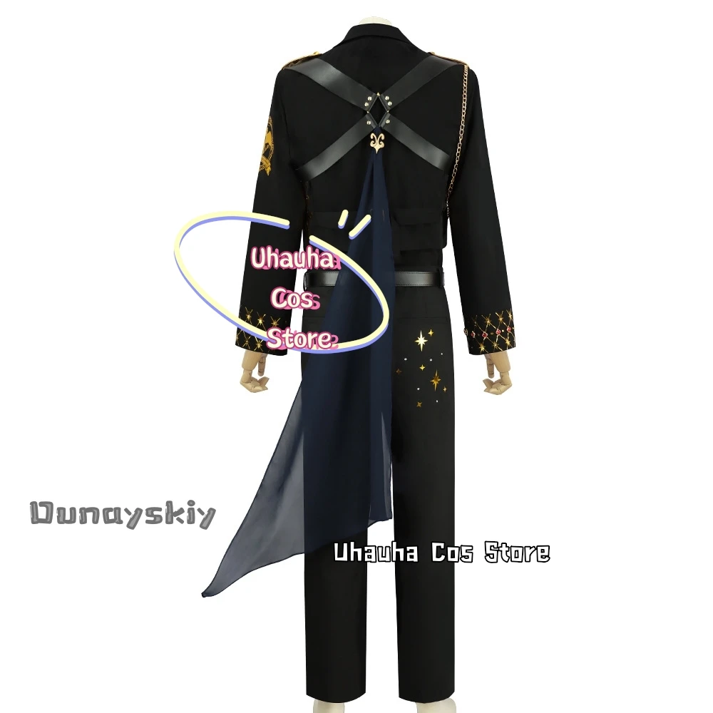 أنيمي العجائب تأثيري 5th الذكرى ازياء سباركلي مطرز الماس الدعاوى 2 قطعة مجموعة لعب الأدوار الدعاوى للجنسين الزي s-2xl