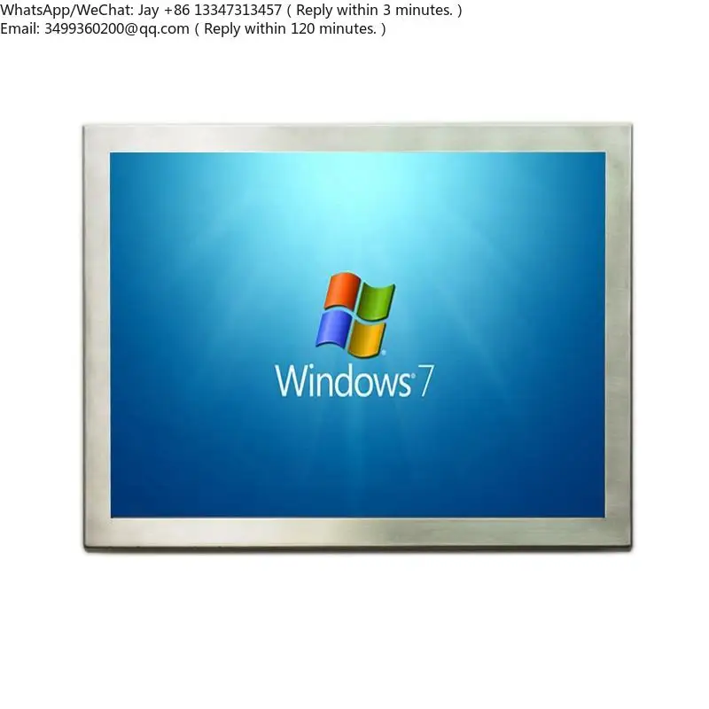 

17 Inch Fanless Stainless Steel Industrial Touch Screen Panel Pc with Ful LIP67 Waterproof Power Adapter Outdoor