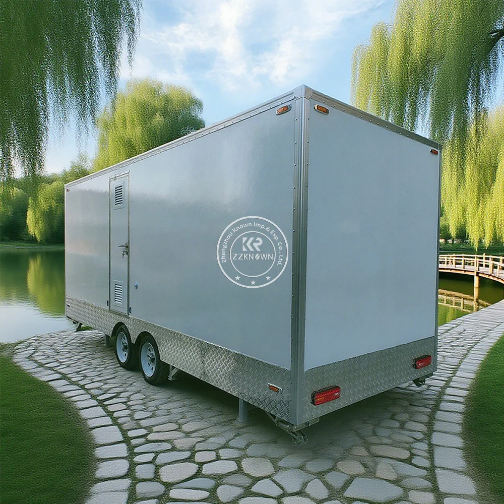 

Luxury Mobile Portable Shower Cabin Trailer Restroom Portable Toilet Trailer Outdoor Restroom Trailer for Outdoor Events