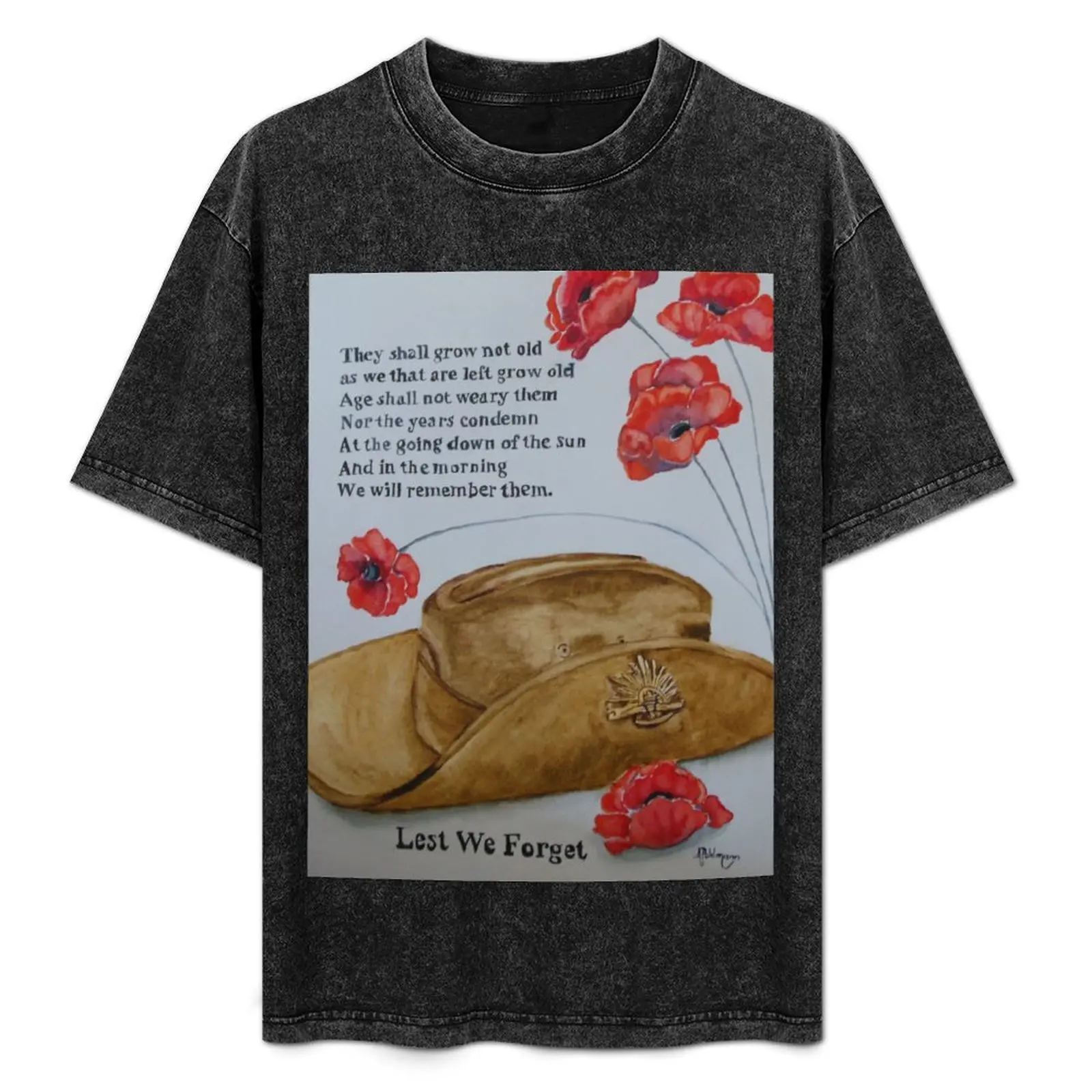 lest-we-forget-tシャツ-クイックドライフィッシングtシャツ