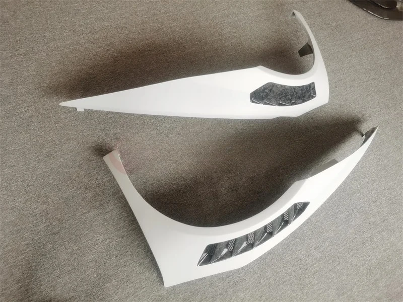 for Huracan LP610 LP580 2014-2018 Vorstein  Partial Glossy Carbon Fiber Front Fender