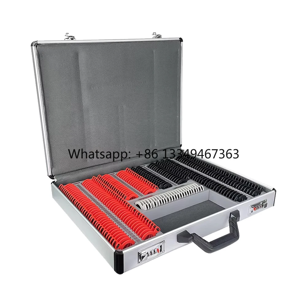 

SLC-232B 232 шт. Профессиональный набор пробных линз класса А для проверки зрения, оптометрический тестовый набор, оптические призматические линзы с пластиковыми оправами