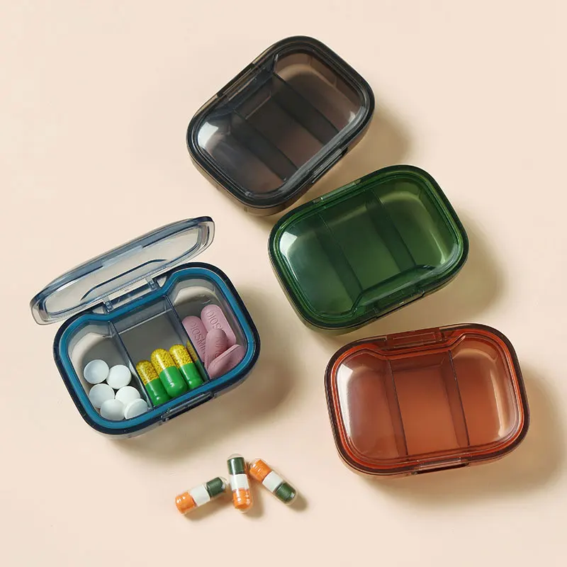 Portatil Medicine Pills Box Pills Dispenser Pill Organizer Tablet Pillbox Case Container Pastillero