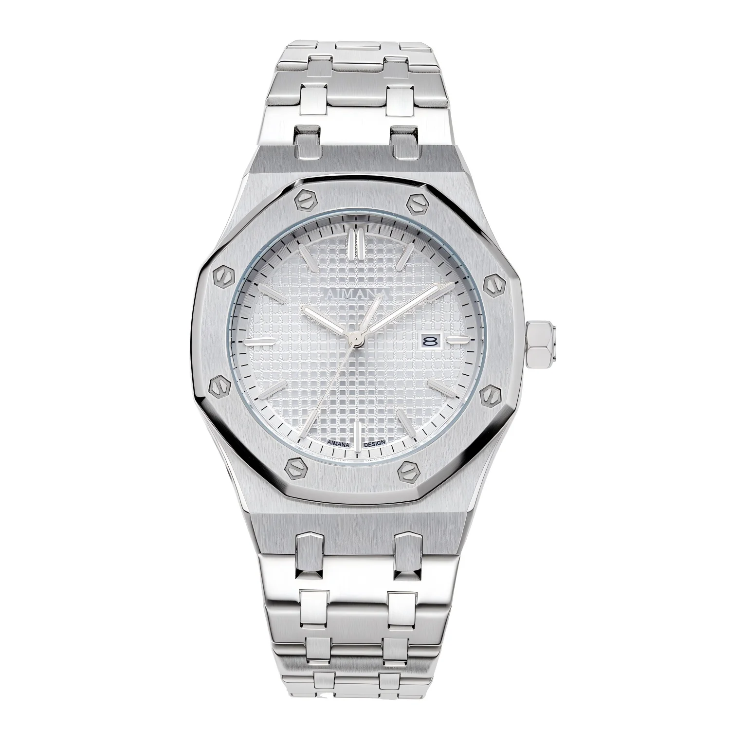 

fashion manwatch stainless steel strap