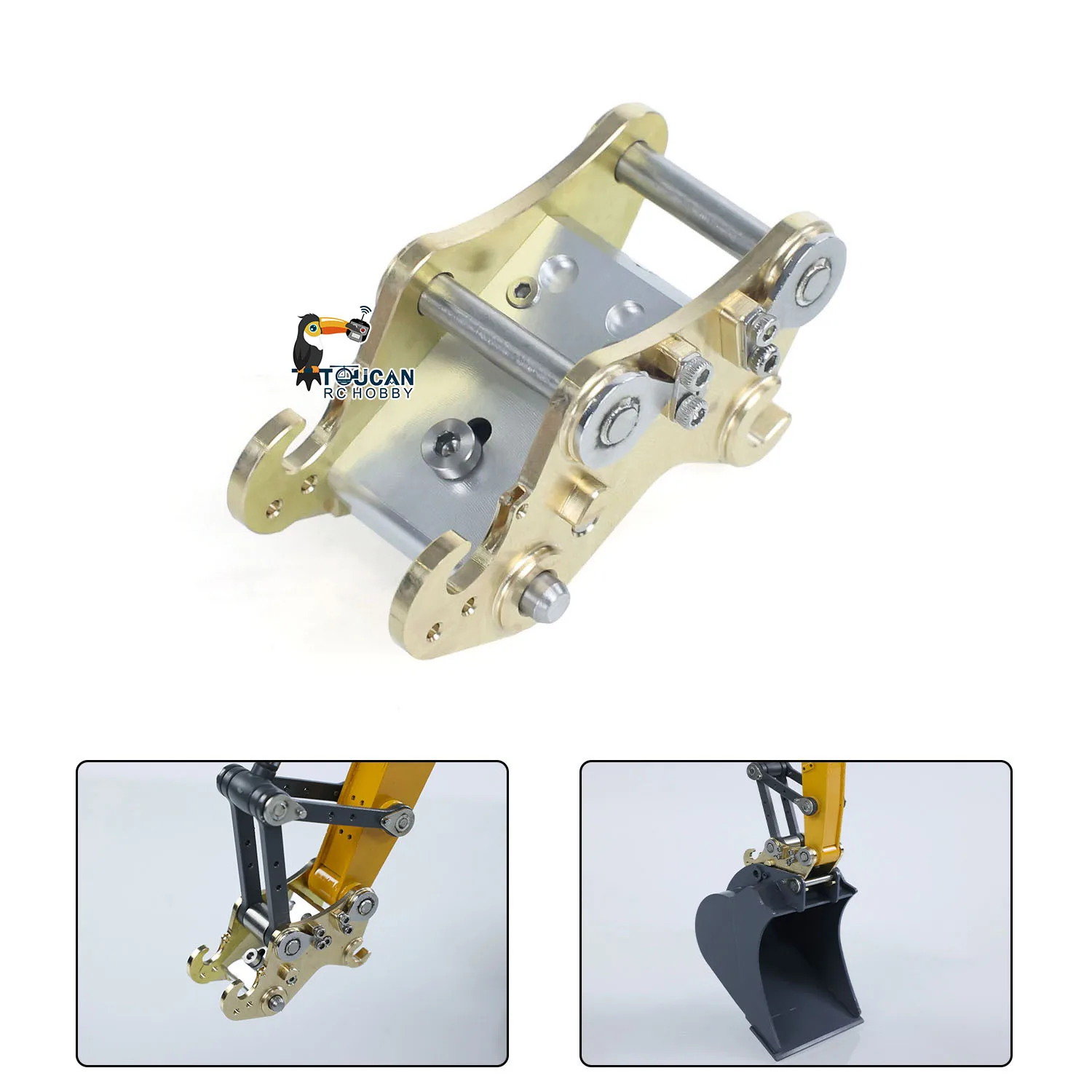 

920 Metal Manual Quick Release Coupler for JDM-208 1/14 RC Hydraulic Excavator Construction Vehicles Radio Controlled Digger