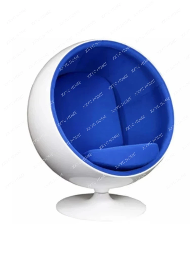 غرفة المعيشة الترفيه البيضاوي الكرة المدببة قذيفة البيض أريكة الفضاء كبسولة مقعد فقاعة #2