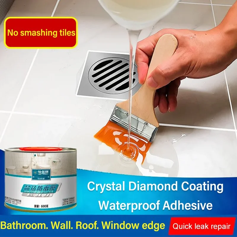 Waterproof Coating Bathroom Sealer Transparent waterproof glue Polyurethane Coating Home Exterior Waterproof Walls Glue