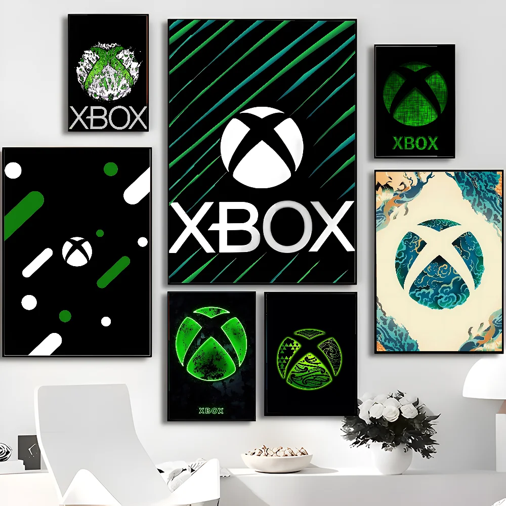 Home Decor Xbox Games - X-Xbox Spiel DIY Sticky Poster Vintage