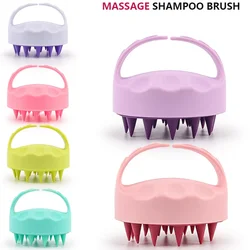 Silicone Shampoo Scalp Hair Massager Head Body Scalp Massage Brush Comb Hair Washing Comb Shower Brush Bath Spa Massage Brush