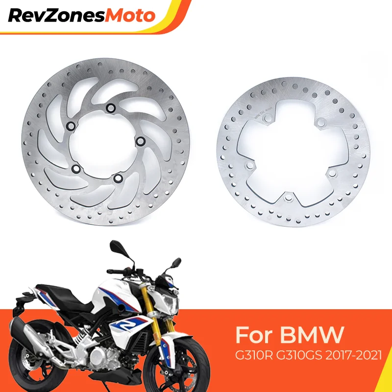 

Motorcycle Front Rear Brake Discs for BMW G310GS G310R 2017-2021 Stainless Steel Rotors