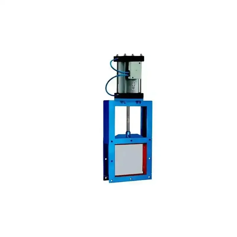 Silo and Bin Bottom Bulk Solid Material Discharging Pneumatic  Flow Control  Slide  Gate  Valve