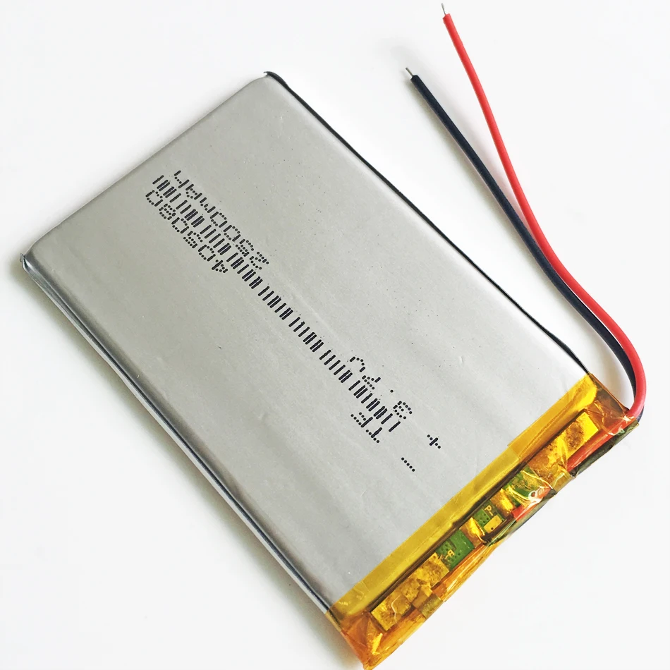 3.7V 2500mAh litowo-polimerowa LiPo akumulator 405080 do GPS PSP tablet PC PAD Power Bank DVD laptopa PDA telefon komórkowy