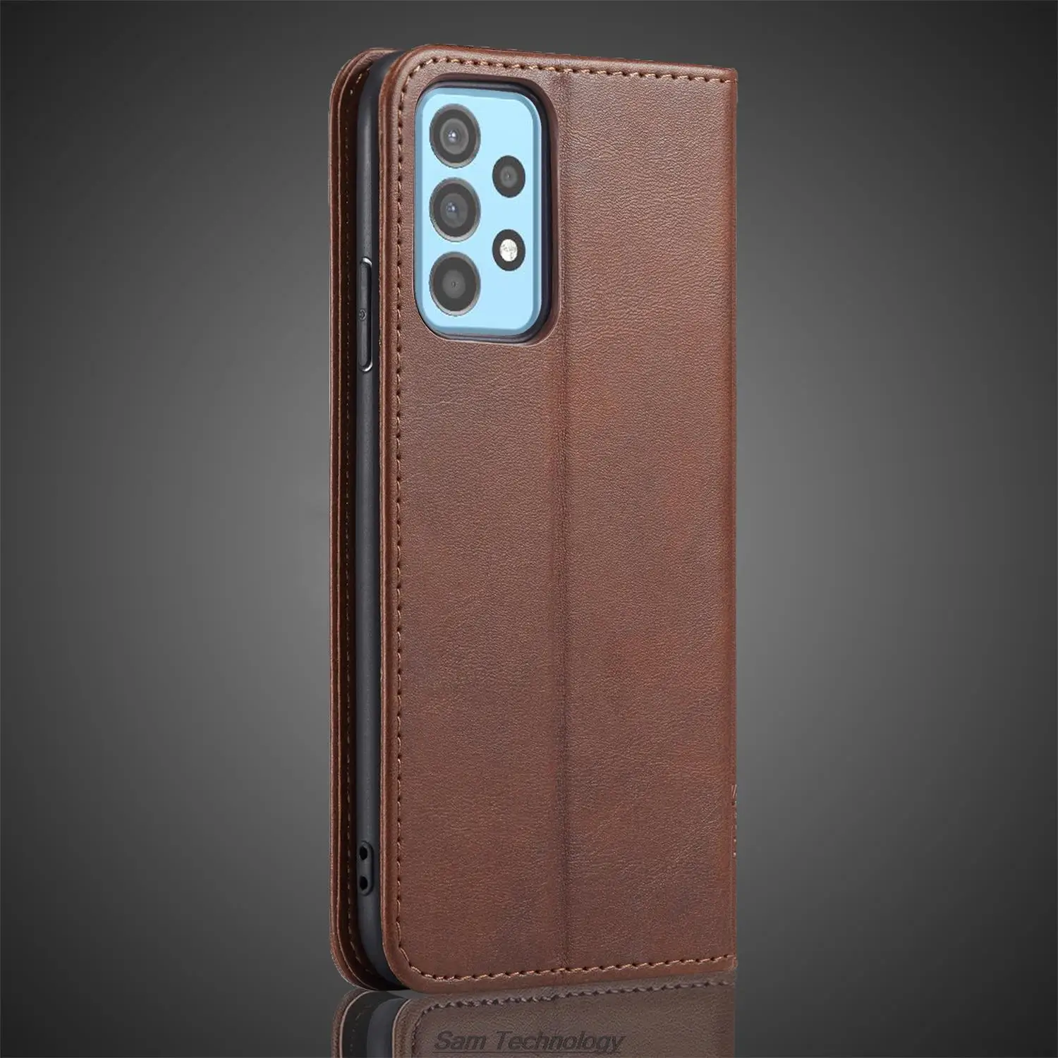 Magnetic attraction Leather Case for Samsung Galaxy A52 / A 52 A52s 5G Holster Flip Cover Case Wallet Phone Bags Fundas Coque
