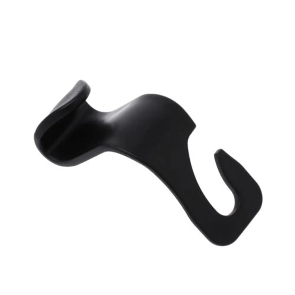 2Pcs Universal Bag Holder Grocery Cloth Hanger Car Seat Back Hooks Auto Headrest ABS Plastic