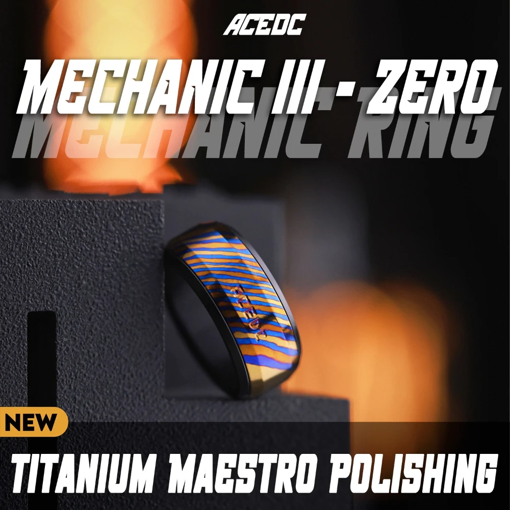 ACedc Mechanic Ring LLL - Zero Mechanical Metal Portable Ring Decompression Toy