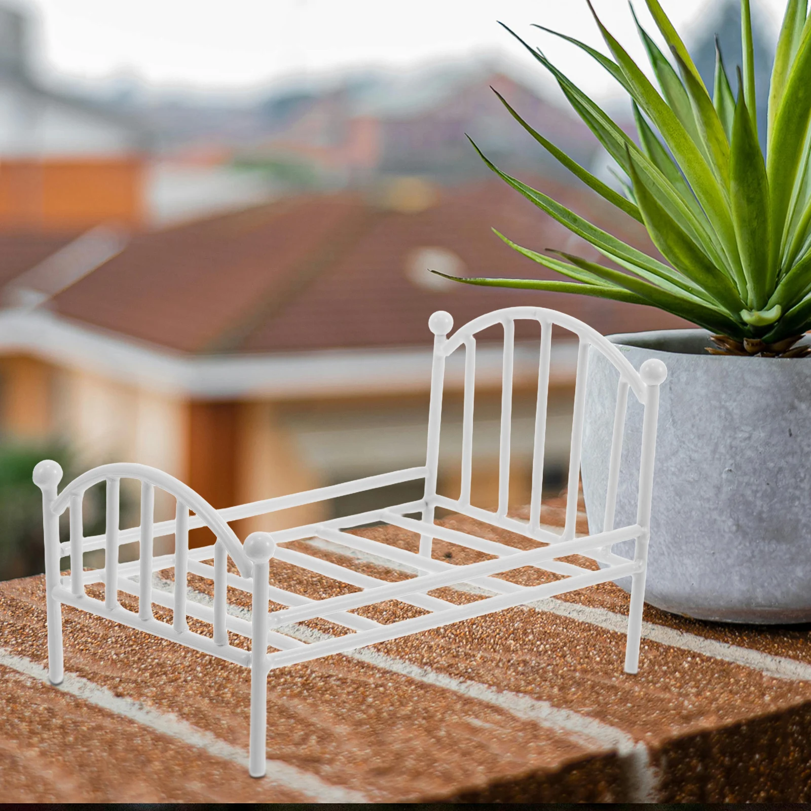 حامل أوعية زهور صغير للسرير، ديكور عتيق، أشياء مصغرة، أصيص زهور، أثاث لطيف