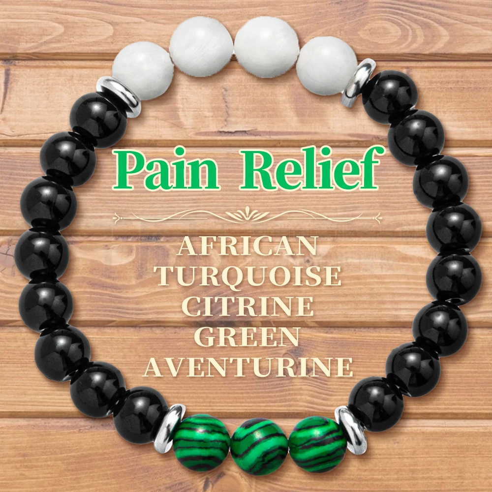 1 Piece Pain Relief Bracelet, Reiki Decompression Healing Chakra Bracelet, Homeopathic Treatment To Help Sleep, Inner Balance