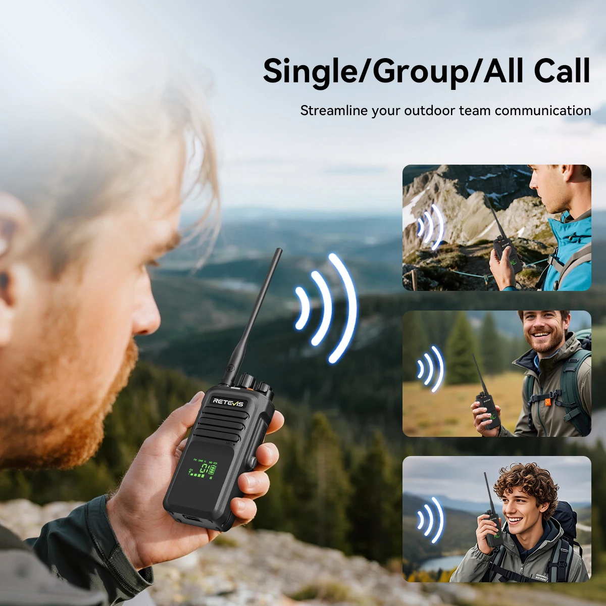 Retevis NR40 اسلكية تخاطب DMR اتجاهين راديو 5 واط طويلة المدى واضح الصوت آمن AES256 IP67 مقاوم للماء نوع C شحن 2800 مللي أمبير VOX #6