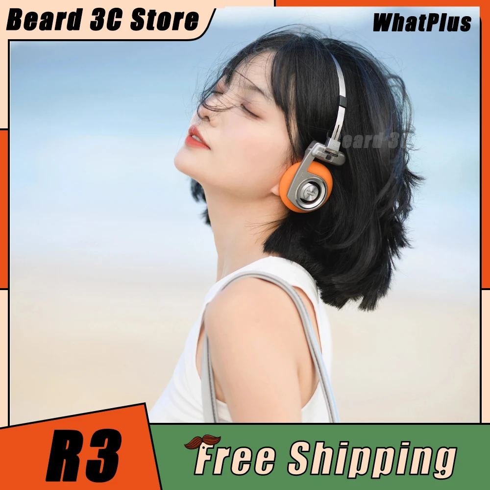 

WhatPlus R3 Wireless Earphone Portable Head-Mounted Noise Reduction Headset Foldable E-Sports For PC Gaming Accessories Gift