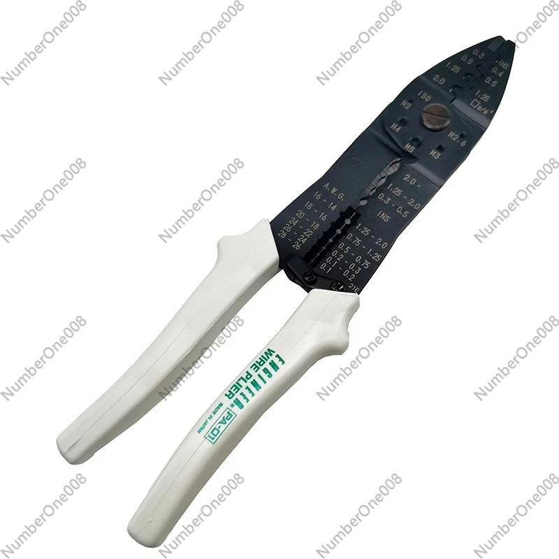 

Многофункциональные клещи для обжима и зачистки проводов PA-01 PA-03 PA-05, инструмент 6-в-1 для открытых/изолированных клемм и резки винтов M2-M5