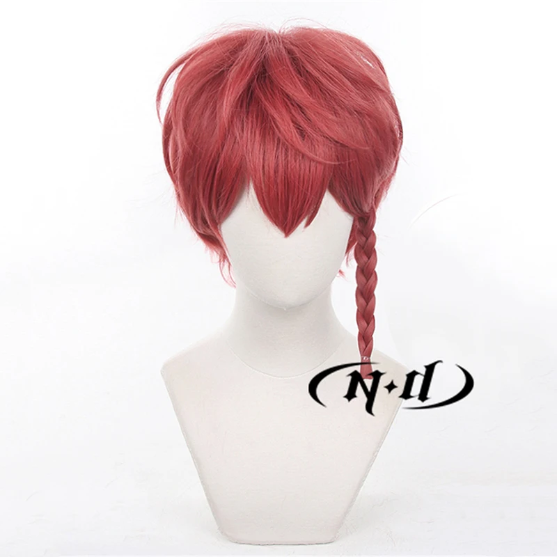 ND Ranze Kurona Cosplay Wigs Blue Lock Anime Cosplay Pink Hair Wigs Heat Resistant Synthetic for Comic Con Coser Christmas Party