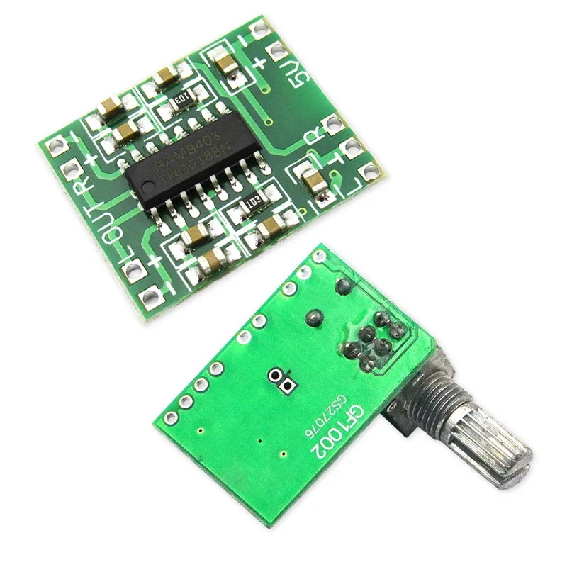 Mini PAM8403 DC 5V Digital Small Power Amplifier Board Modulediy 2.5～5V USB Power Supply 2 * 3W Volume Control with Potentionmet image 6