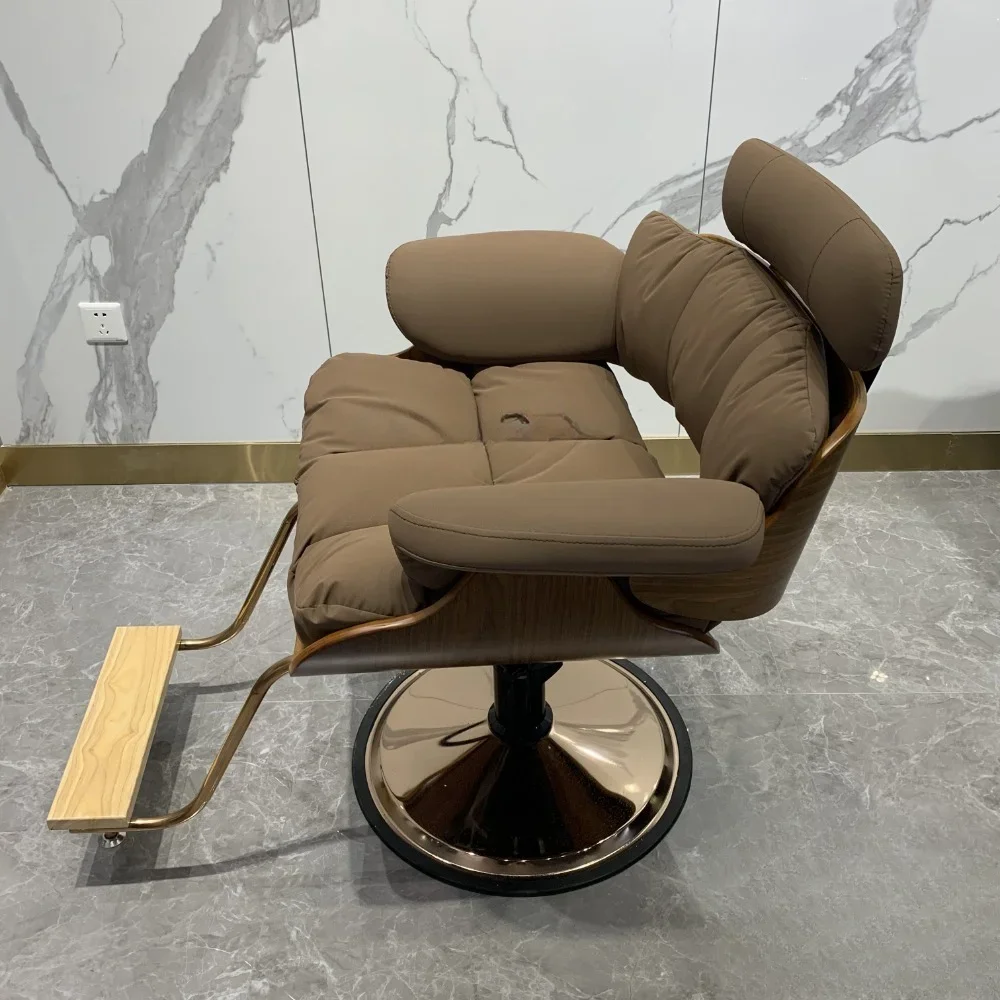 

Hair Salon Chair High-End Barber Shop Hair Cutting Dyeing and Perming Adjustable Rotating Stool