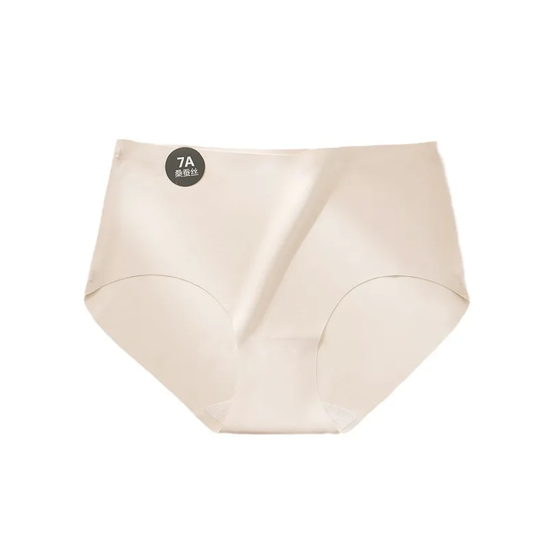 6 قطعة الحرير التوت مثير سلس سراويل النساء رقيقة جدا عالية المرونة غير مرئية ملخصات لينة تنفس الإناث مثلث ملخصات
