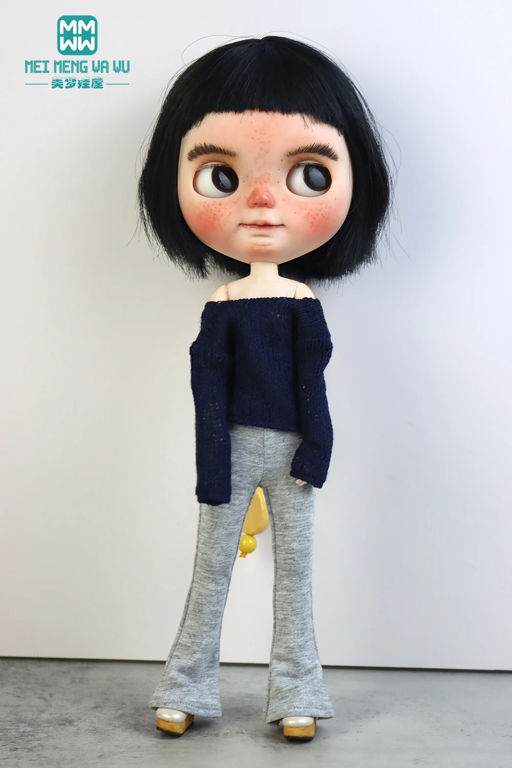 Blyth Doll Accessories Clothing Fashion Sweaters Flared Trousers Suitable for Blyth Azone Doll Gifts