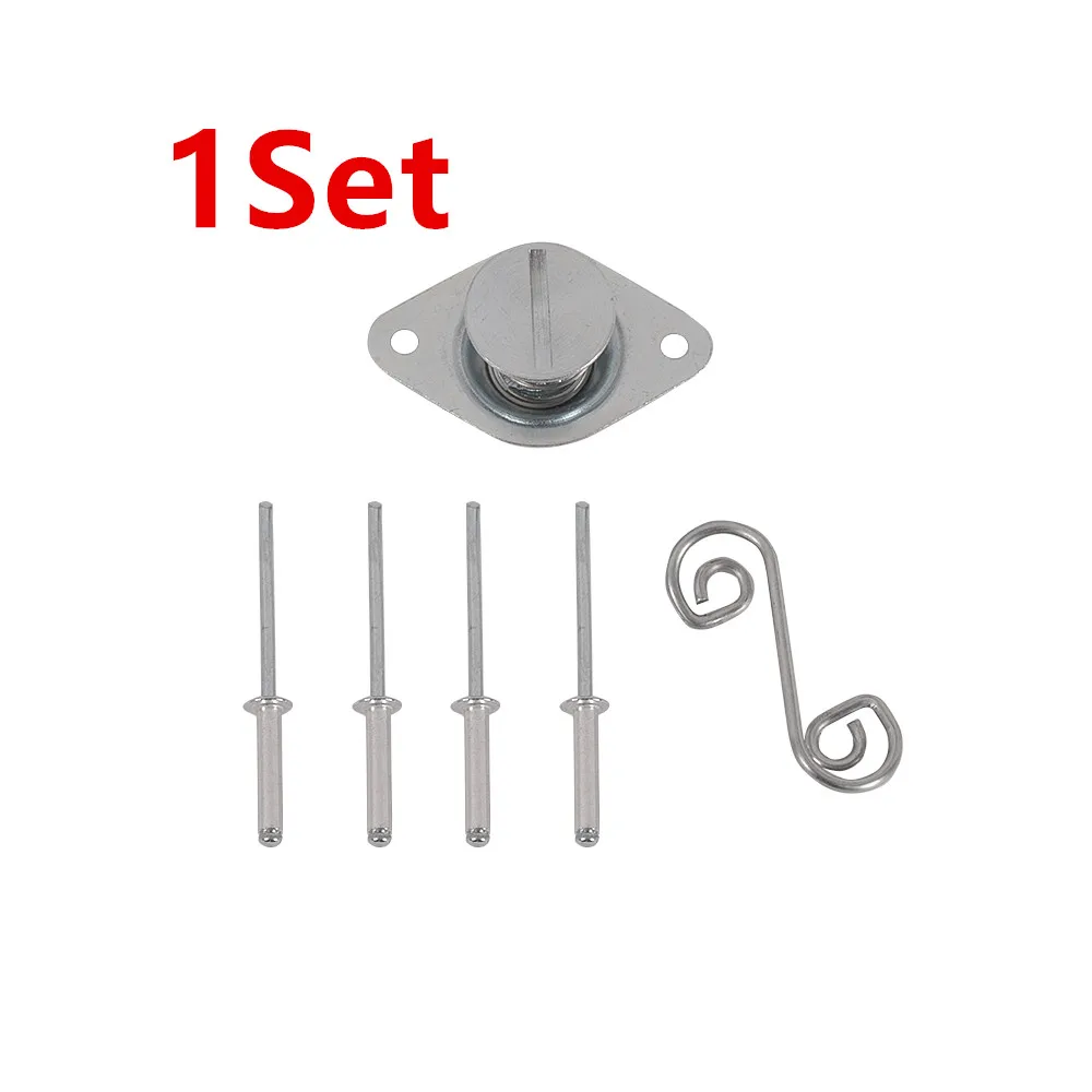 Universal For ATV UTV Motorcycle Quarter Turn Self Ejecting Fastener Spring Loaded For Fastening Sheet Metal and Door Panel