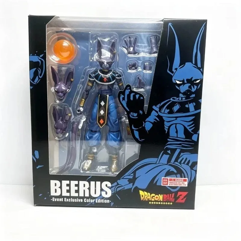 Dragon Ball Super Beerus, Dios de la Destrucción Articulado, Figura Coleccionable Edición Limitada CJ, Modelo Decorativo, Regalo