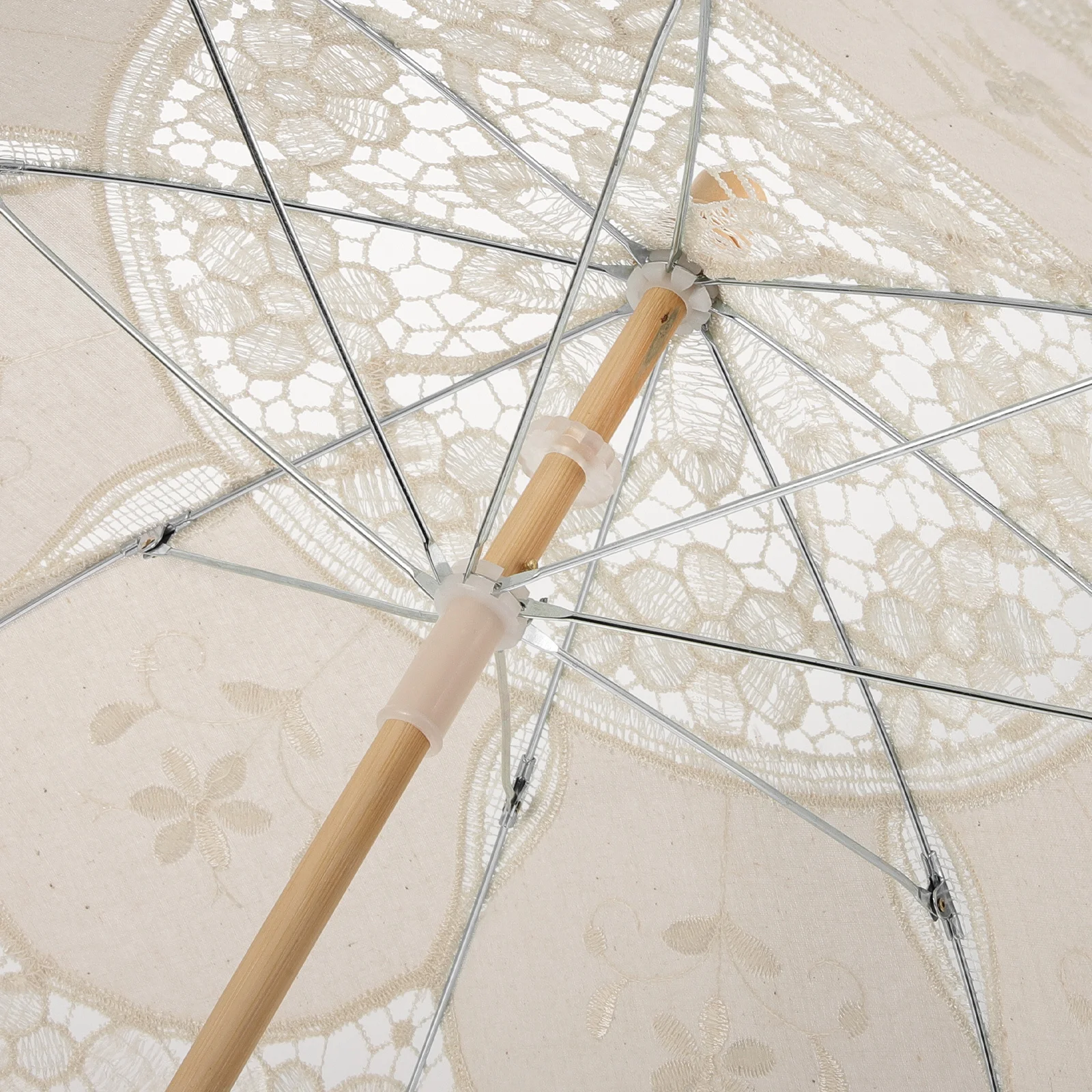 

Decorative Craft Umbrella Lace Parasol Wedding Handheld Photography Prop Vintage Bridal Accessory For Party Tea Event