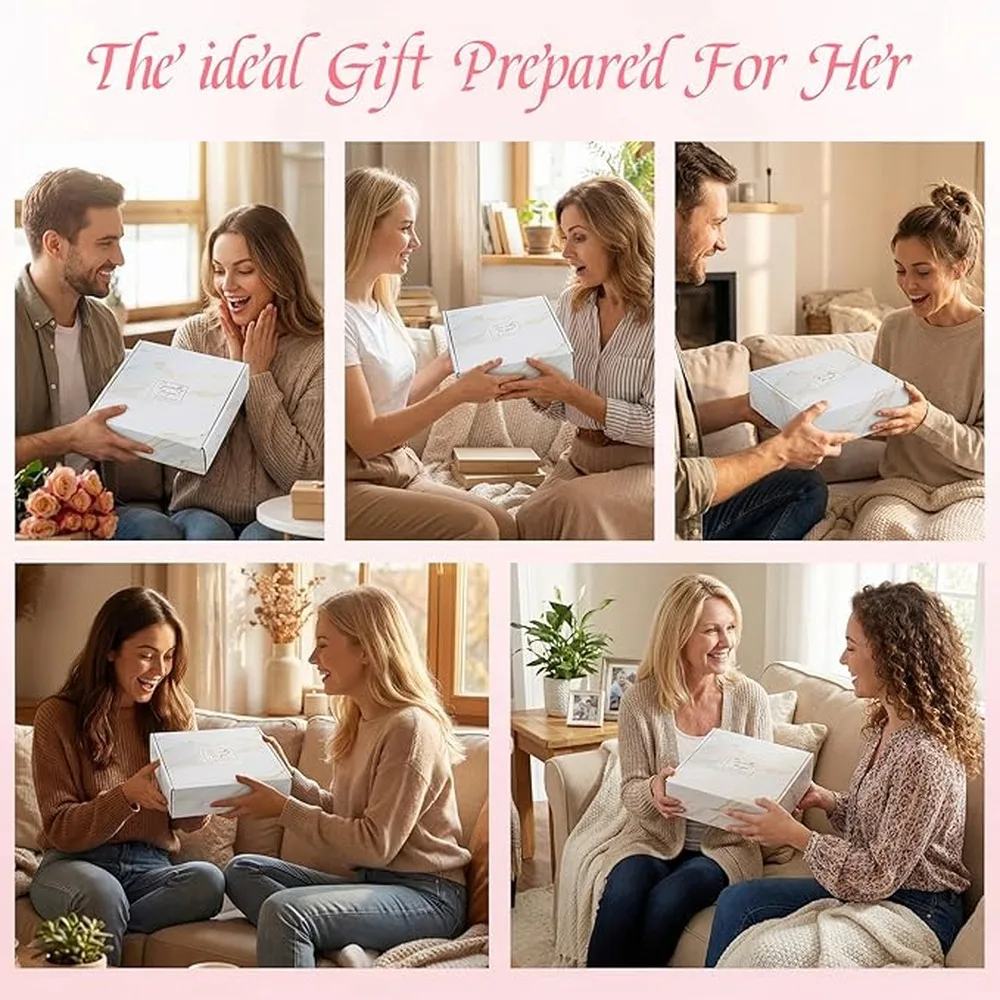 Pamper Gifts For Women Pink Birthday Gifts For Women Warm Pink Blanket Gift Ideas Special 5