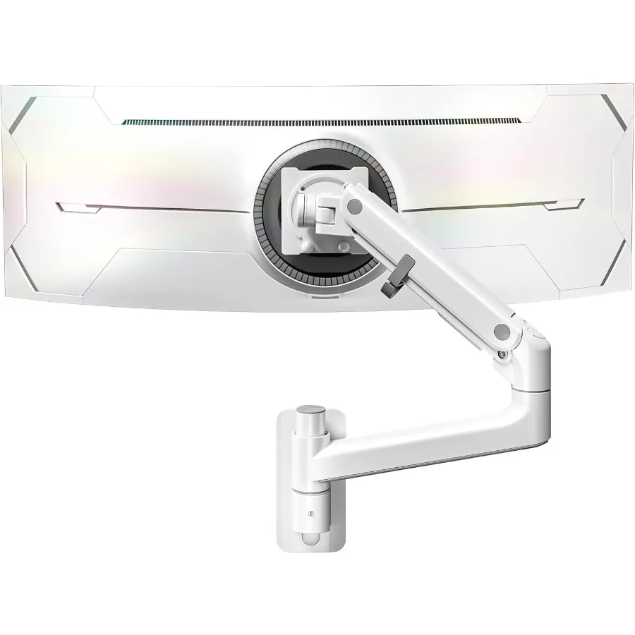 

Сверхширокое настенное крепление для монитора для экранов 1757 до 99,4 фунта с полной регулировкой движения и опорой газовой пружины HeavyDuty Alumi