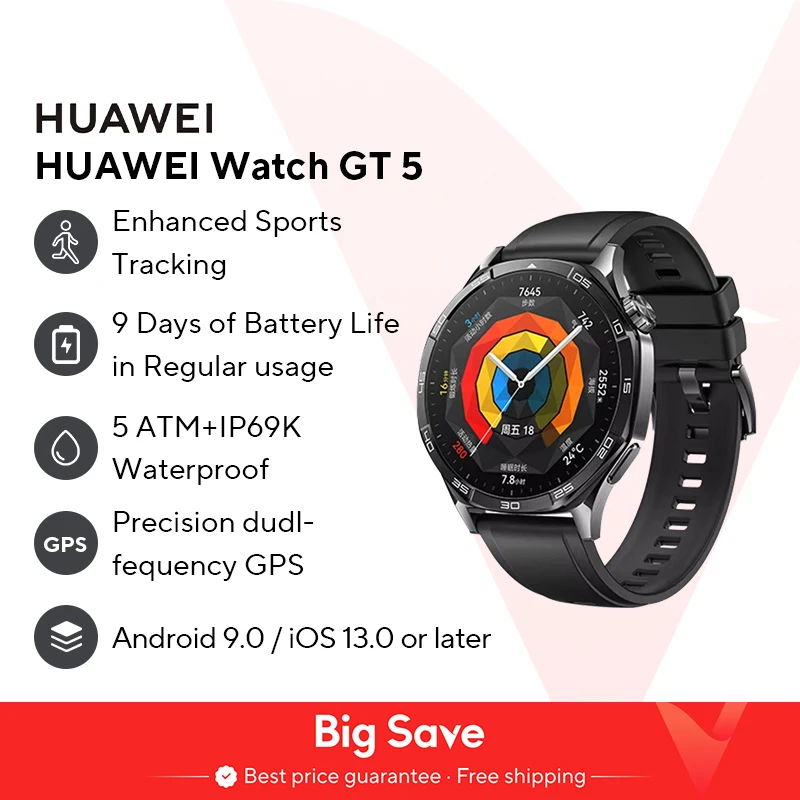 Discover the HUAWEI WATCH GT 5 – The Ultimate Smartwatch for Health Tracking and More! Discover the HUAWEI WATCH GT 5 – The Ultimate Smartwatch for Health Tracking and More!