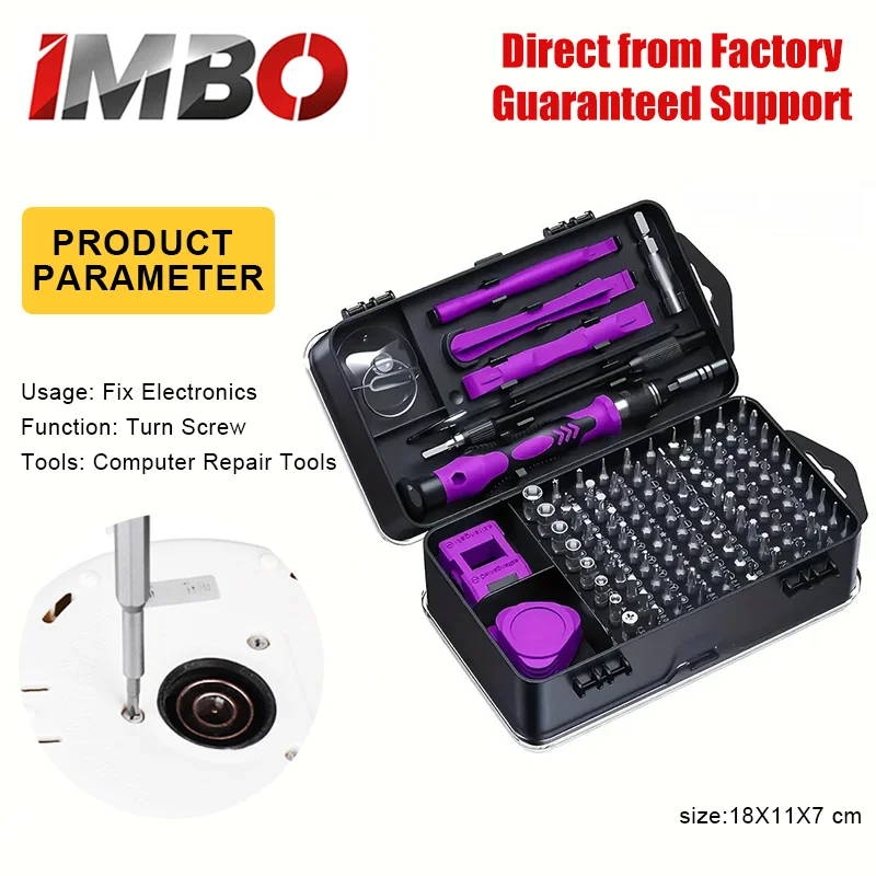115-in-1 Precision Screwdriver Set Magnetic High Hardness Bits, Multifunctional Repair Tool for Phone, Laptop & Camera