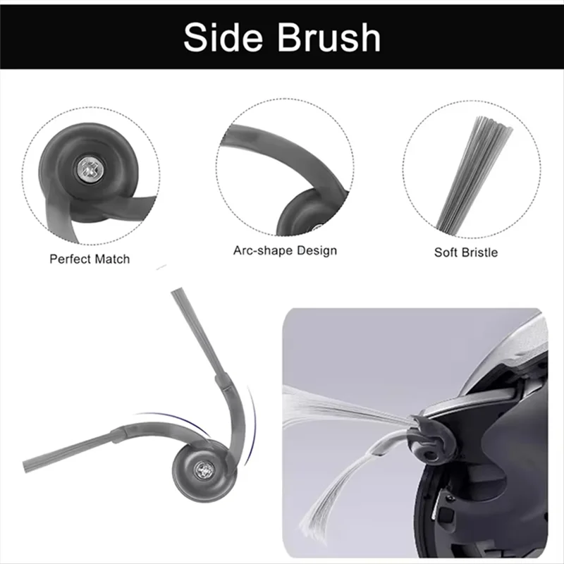 【Berserk】подходит для Roborock Saros 10R, S9 Maxv Slim, G20S Ultra, аксессуары, основная боковая щетка, фильтр, швабра, комплект мешков для пыли