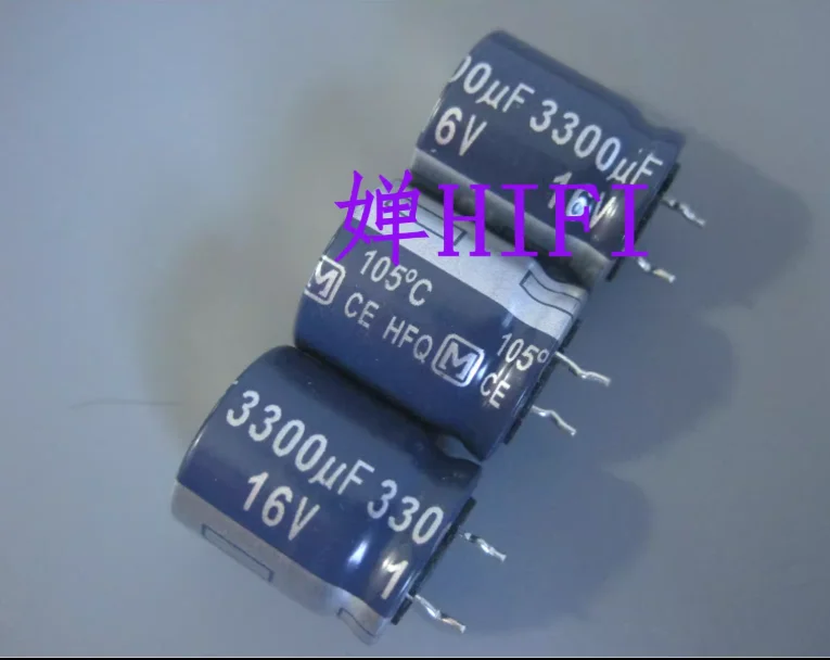 

30pcs/lot Original Japanese HFQ 16v 3300uf 18x20mm fever electrolytic capacitor free shipping