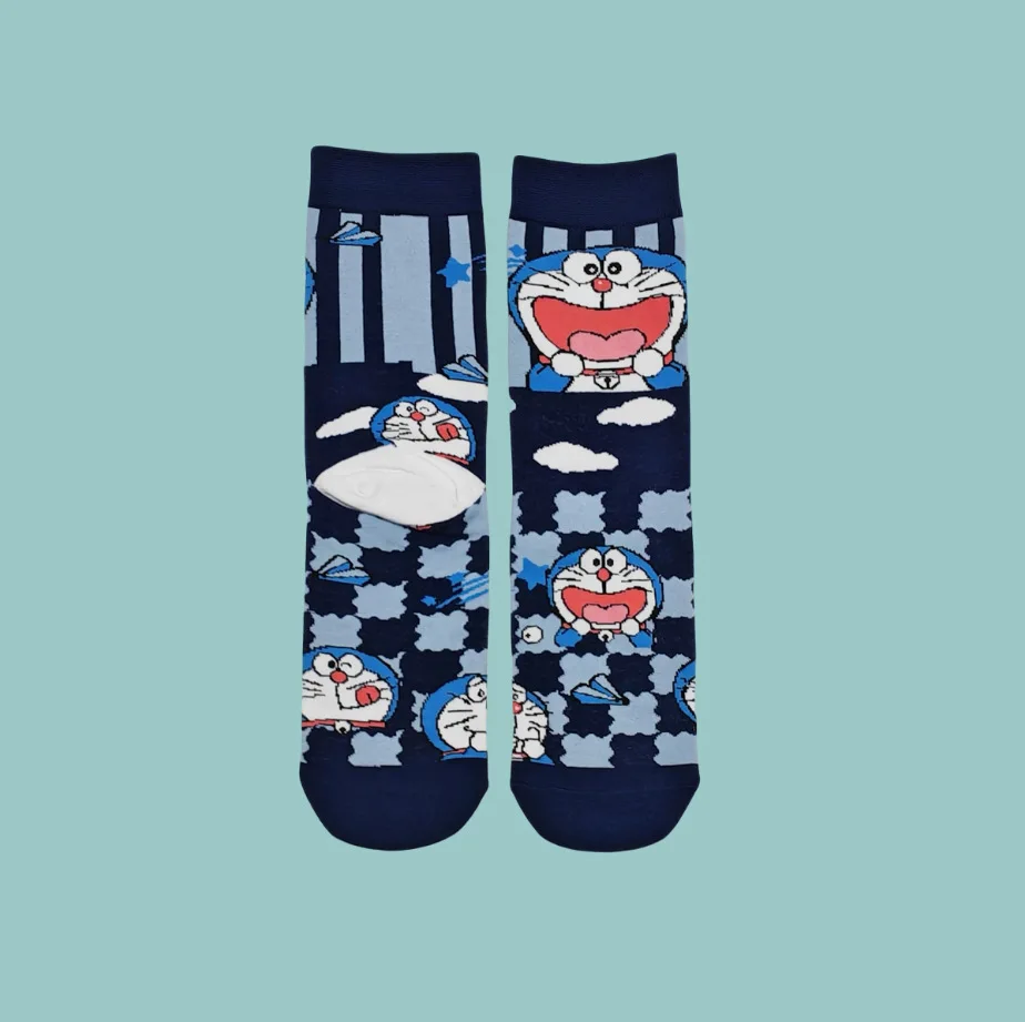 مجموعة أنيمي الكرتون ل عبقور الجوارب فتاة صبي بتمشيط القطن منتصف أنبوب المرأة جورب لطيف الرجال الجوارب النسائية الضروريات اليومية