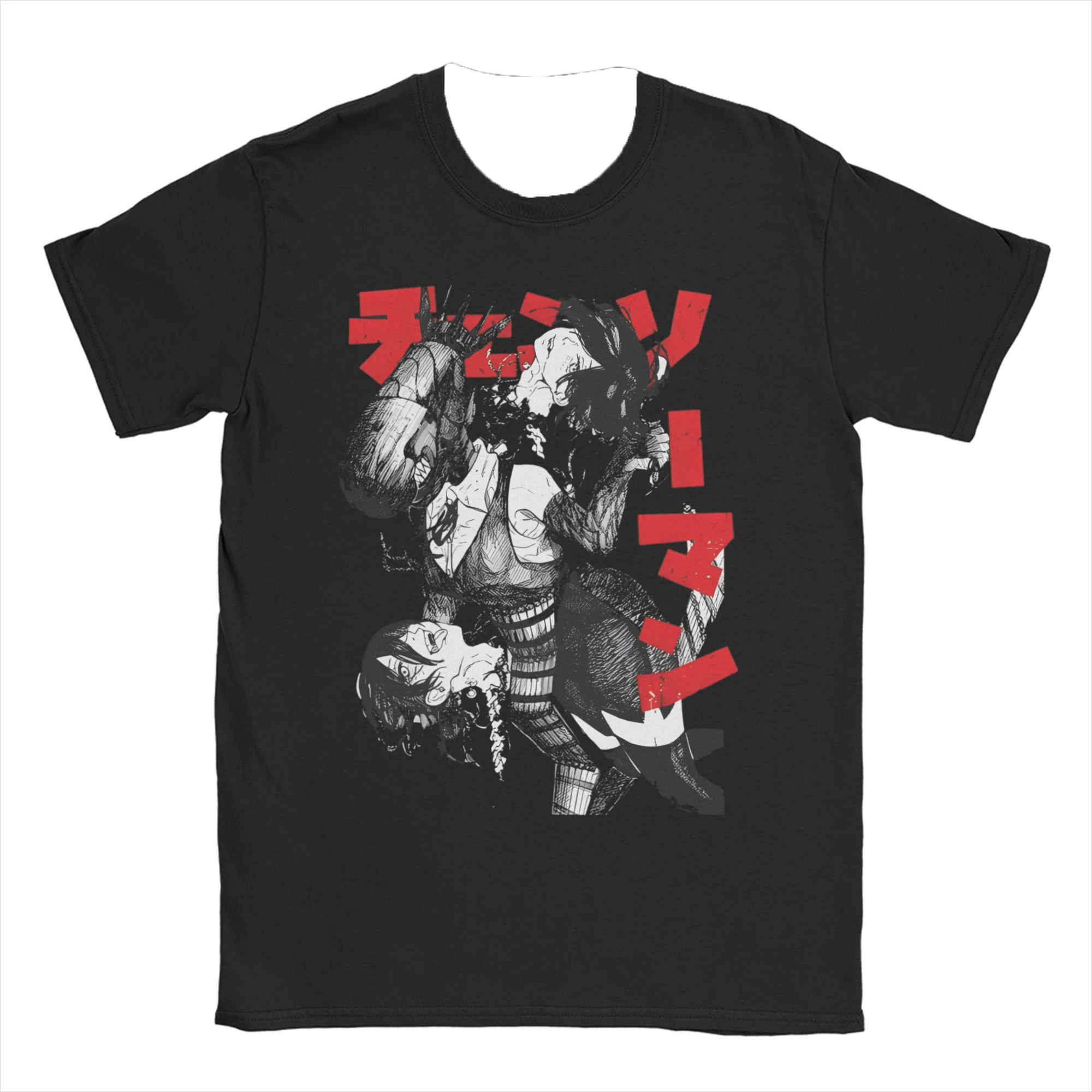 

Summer 2025 New Men T-shirt Chainsaw Man Reze T-Shirts Men Japanese Anime Peripheral Printed Funny Comfortable and Quick Drying