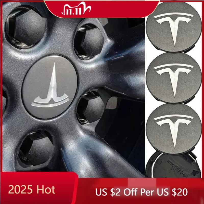 

Наклейки на колесные диски (4 шт., 56 мм), светло-серые, с логотипом/эмблемой для оригинальных колпаков Tesla Model 3, Model Y, Model S, Model X, AC