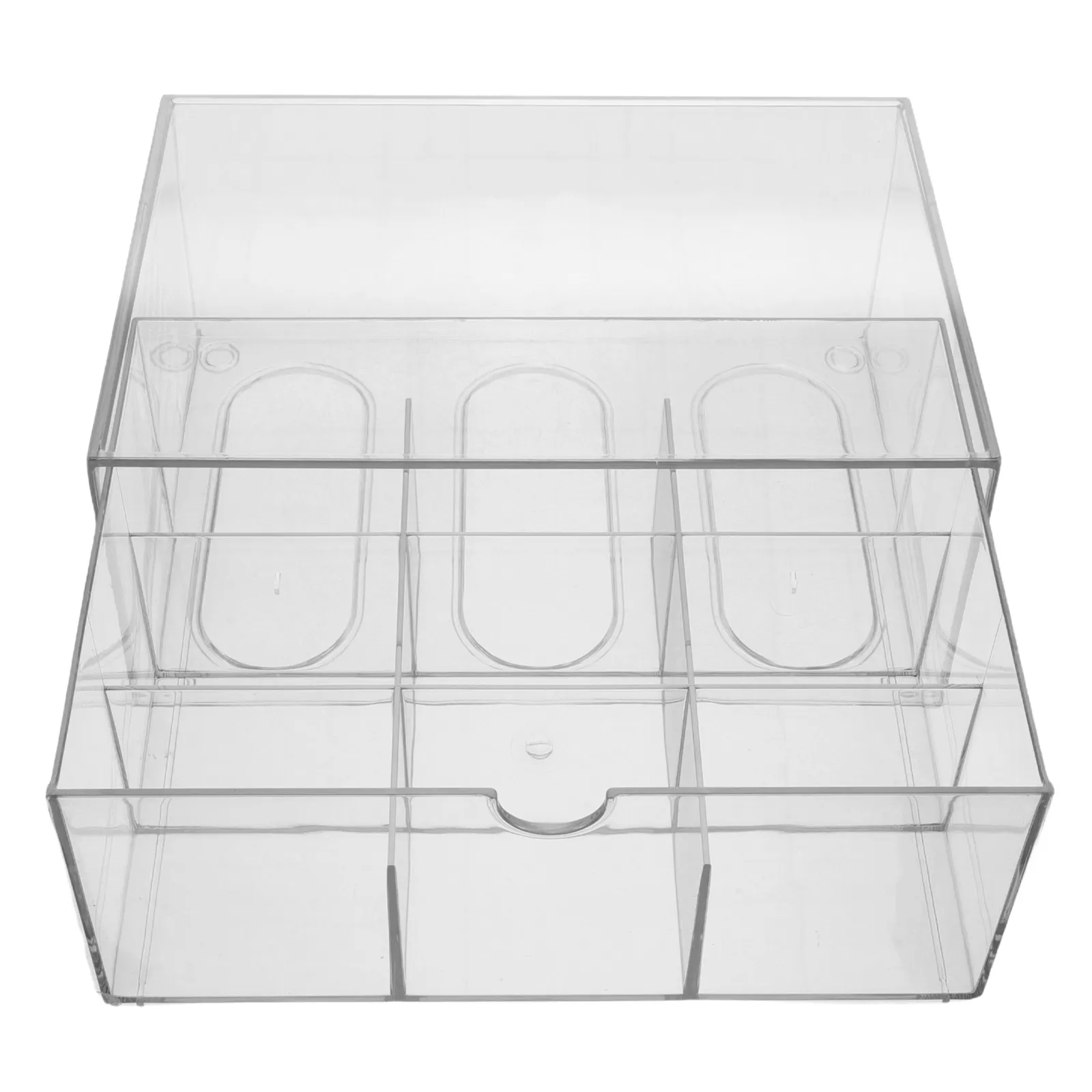 

Прозрачный органайзер для карт большой емкости с 9 отделениями, пластиковый контейнер для хранения коллекционных карт, игровых и спортивных карт (баскетбол)