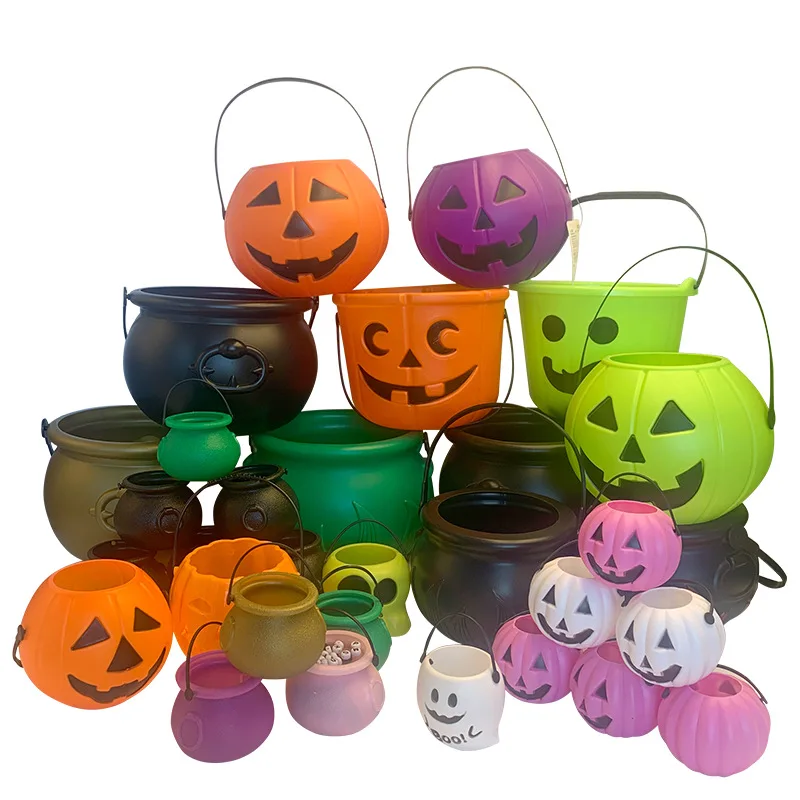 3 Stück 7cm Bunte Hexenkessel-Bonbonschalen für Halloween-Partys und Süßigkeiten-Sammelaktionen – Detail 7