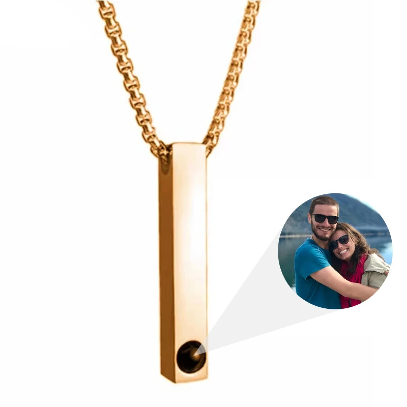 Personalisierte Foto-Projektions-Halskette mit Bildanhänger, Individueller Fotoschmuck als Geschenk – Detail 7