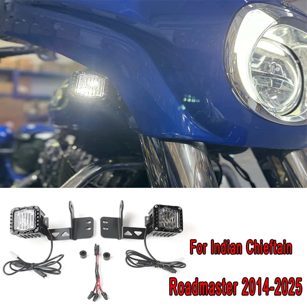 

High Brightness Waterproof Shark Demon LED Turn Signal Lights Energy Saving For Indian Chieftain 2014-2025 Motorcycle