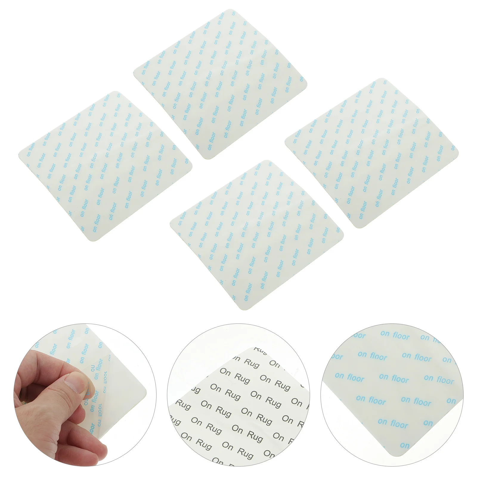 

8Pcs Carpet Tape Taps No Trace Removal for Indoor Outdoor Use Safe Non Slip Taps Carpet Tape