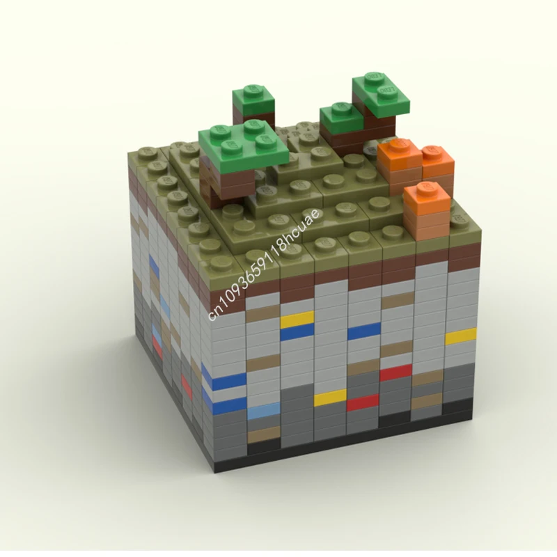 

1000 шт. MOC Mini Biome Savannah, миниатюрный мир, строительные блоки, детская рождественская игрушка, подарочная модель, конструкция, сделай сам, сборка