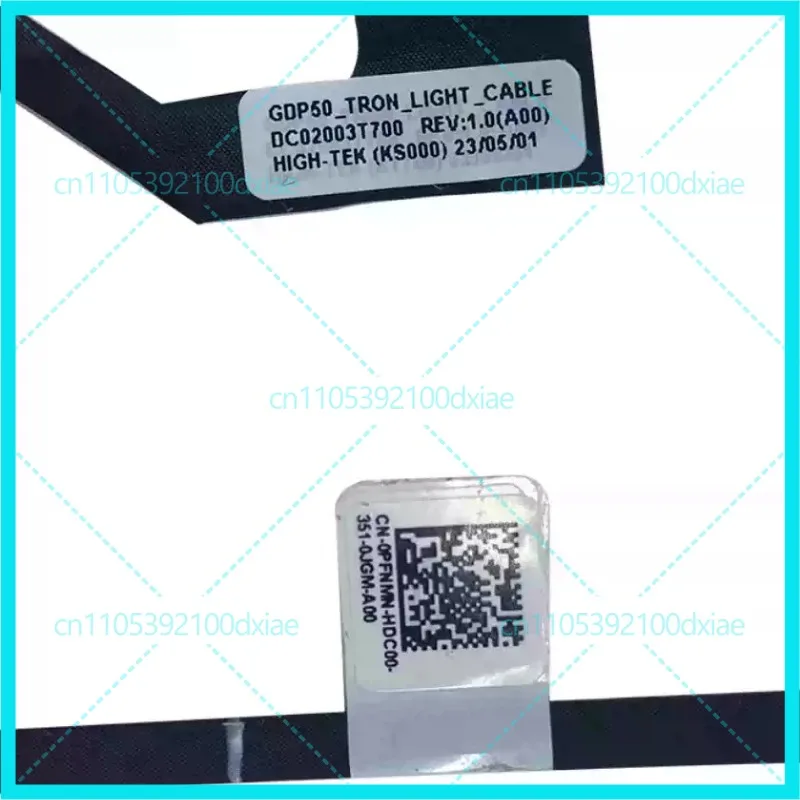 New For Dell Alienware M15 R5 R6 trend light cable, tail light cable 0PFNMN