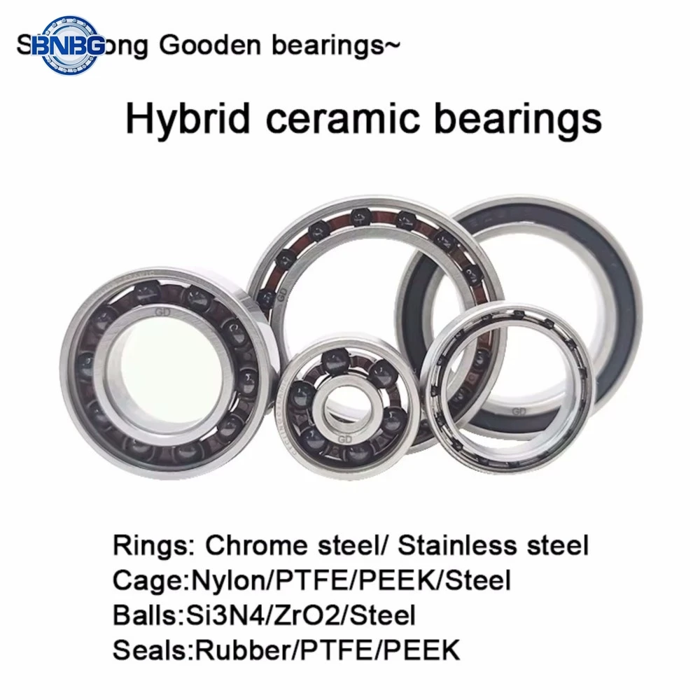 6806 Stainless Steel Hybrid Ceramic Bearing 30x42x7 mm ABEC-7 Bicycle Bottom Brackets & Spares 6806RS Si3N4 Ball Bearings