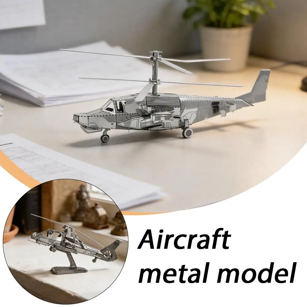 

3D Aircraft and Warships Model Toys DIY Handmade Metal Decor Jgsaw Exquisite Collection & Puzzle Practice Toys Educational P0T3